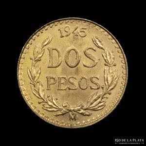 México. 2 Pesos 1945. ... 