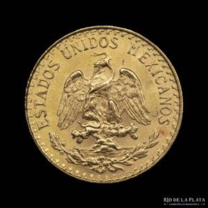México. 2 Pesos 1945. AU.900; 13mm; 1.67g. ... 