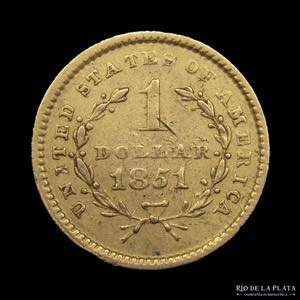 USA. 1 Dollar 1851. ... 
