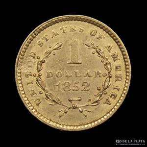 USA. 1 Dollar 1852. ... 