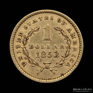 USA. 1 Dollar 1853. ... 