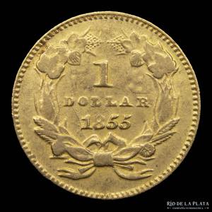 USA. 1 Dollar 1855. ... 