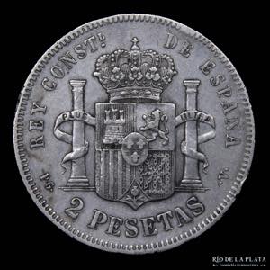 España. Alfonso XIII (1886-1931) 2 Pesetas ... 