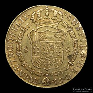 Lima. Carlos IV (1789-1808) 8 Escudos 1801 ... 