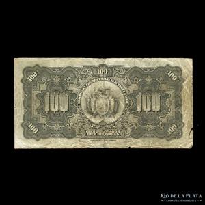 Bolivia. Banco Central. 100 Bolivianos 1928. ... 