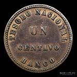 Argentina, Confederación. 1 Centavo 1854. ... 