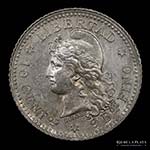 Argentina. 10 Centavos 1882. AG.900, 18.3mm; ... 