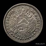 Bolivia. 10 Centavos 1871 ER. AG.900, ... 