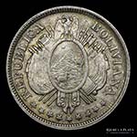 Bolivia. 50 Centavos 1899 MM. AG.900, ... 