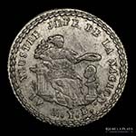 Bolivia. Medalla monetaria, 1 Real 1854. La ... 
