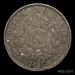 Chile. 20 Centavos 1858. AG.900, 23.3mm; ... 