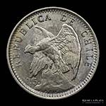 Chile. 10 Centavos 1899. AG.500, 17.0mm; ... 