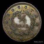 Colombia. 1 Real 1839 RS ... 