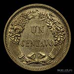 Perú. 1 Centavo 1863. CU, 18.5mm; 4.58g. KM ... 