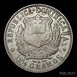 República Dominicana. 1/2 Peso 1897. ... 