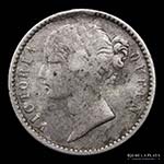 India Británica. 1/4 Rupee 1840. AG.500, ... 