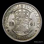 Sudáfrica. Jorge VI. 2 1/2 Shillings 1941. ... 