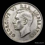 Sudáfrica. Jorge VI. 2 1/2 Shillings 1942. ... 