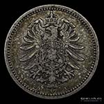 Alemania Imperio. 50 Pfennig 1876 A. AG.900, ... 