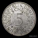 Alemania Federal. 5 Deutsche Mark 1969. ... 