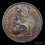 Gran Bretaña. Jorge IV (1820-1830) 1 Penny ... 