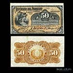Paraguay. 50 Centavos Fuertes 1903. Printed ... 