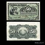 Paraguay. 50 Pesos Fuertes 1907.  Printed in ... 