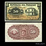 Paraguay. 50 Pesos Fuertes 1907 MC155.  ... 