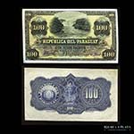 Paraguay. 100 Pesos Fuertes 1923 .  Printed ... 
