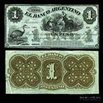 Argentina. Rosario, Santa Fé 1 Peso 1868, ... 