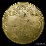 Argentina. 1922. Medalla Centenario Banco ... 