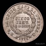 Bolivia. 5 Centavos 1871 ... 