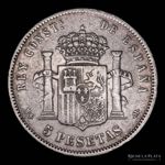 Reino de España. Alfonso XII (1874-1885) 5 ... 