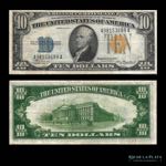 U.S.A. North Africa. 10 Dollars 1934A Yellow ... 