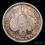 Bolivia. 50 Centavos 1899 CB. AG.900, ... 