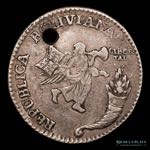 Bolivia. 1 Real 1839. Medalla Monetaria, ... 