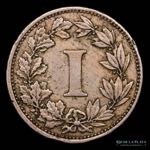 México. 1 Centavo 1883. Cu-Ni, 16.0mm; ... 
