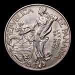 Panamá. 1 Balboa 1947. AG.900, 38.1mm; ... 
