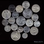 Lote 01 - Monedas mundiales x 20 monedas mix ... 