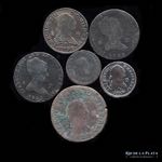 Lote 15 - 10 Monedas de cobre de España ... 