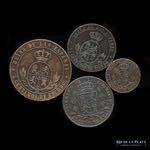 Lote 15 - 10 Monedas de cobre de ... 
