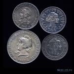 Lote 31 - 4 Monedas de Plata. Brasil 1000 y ... 