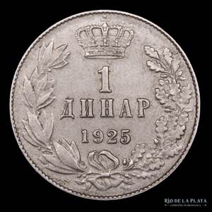 Yugoslavia. Alexander I (1921-1929) 1 Dinar ... 