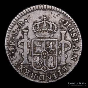 Potosí. Carlos III (1759-1788) 1 Real 1776 ... 