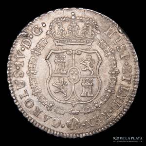 Lima. Carlos IV. 4 Reales 1789. Medalla de ... 