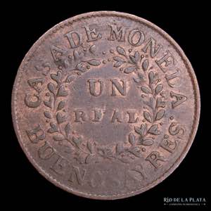 Argentina. Buenos Aires. 1 Real 1840. CU, ... 