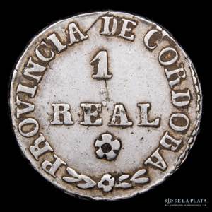 Argentina. Córdoba. 1 Real 1848. Sol de 10 ... 
