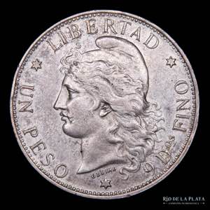 Argentina. 1 Peso 1882 Patacon. Buenos Aires ... 