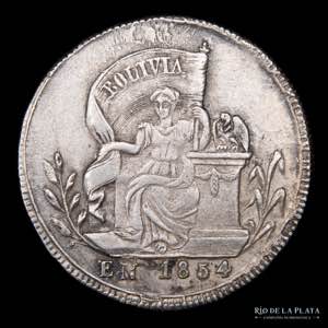 Bolivia 1 Sol 1854. ... 