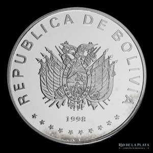 Bolivia. 50  Bolivianos 1999 (450th ... 